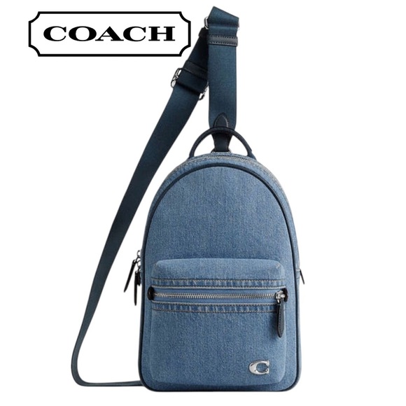Coach Other - NWT $395 Coach Denim Charter Unisex Crossbody Sling Pack